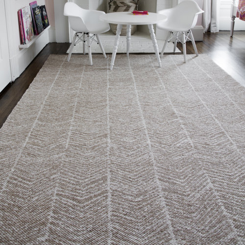 Erin Gates by Momeni Easton Handmade Flatweave Recycled P.E.T. Brown